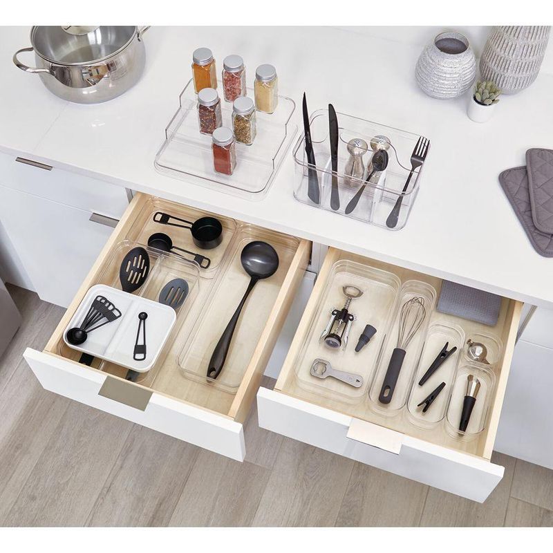 Organizador Para Gaveta 6X12X2 Cm Transparente - Interdesign