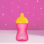 Vaso Rosado Con Boquilla Dura De 10 Oz - Avent