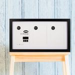 Marco Para 3 Fotos De 10x15 Cm Color Negro - Viva