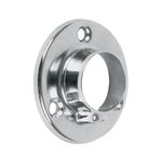 Brida Para Tubo De Closet Cromo 5.5x2.5 Cm - Hermex