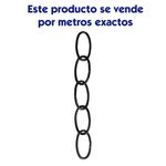 Cadena De Metal De 35 Lb Negra - Ace