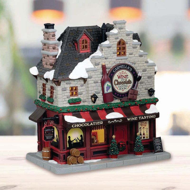 Tienda Vinos Y Chocolate Con Luz - Lemax