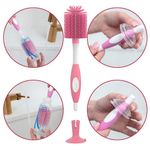 Cepillo Suave Limpia Biberones Rosado - Dr. Browns