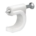 Grapa Con Clavo 6 Mm Blanca - Volteck