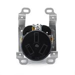 Toma Tipo 50A Negro - Eagle Electric