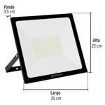 Reflector Ultra Delgado LED Luz Cálida 100 W – Volteck