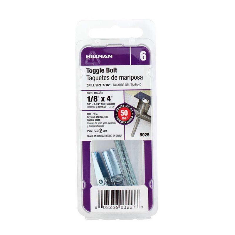 Tarugo Con Tornillo 1/8 X4 Plg - Elco