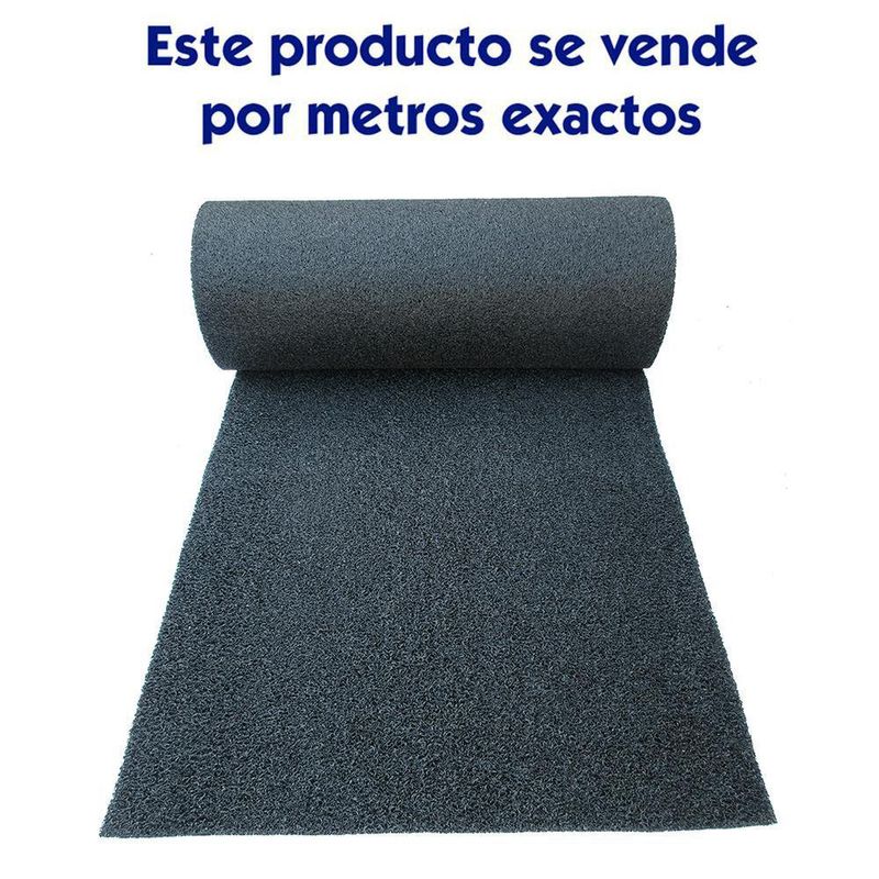 Metro De Alfombra Pvc Negro 1.22 M - Viva