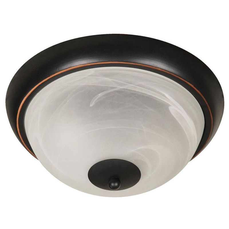 Lámpara De Techo Diseño Plafón Negro 60W - Z
