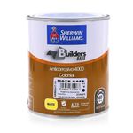 Builders Base Anticorrosivo 4000 Colonial Mate Café 1/4 Gal - Sherwin Williams