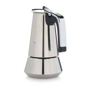Cafetera Italiana Riflex de Acero Inoxidable de 6 Tazas