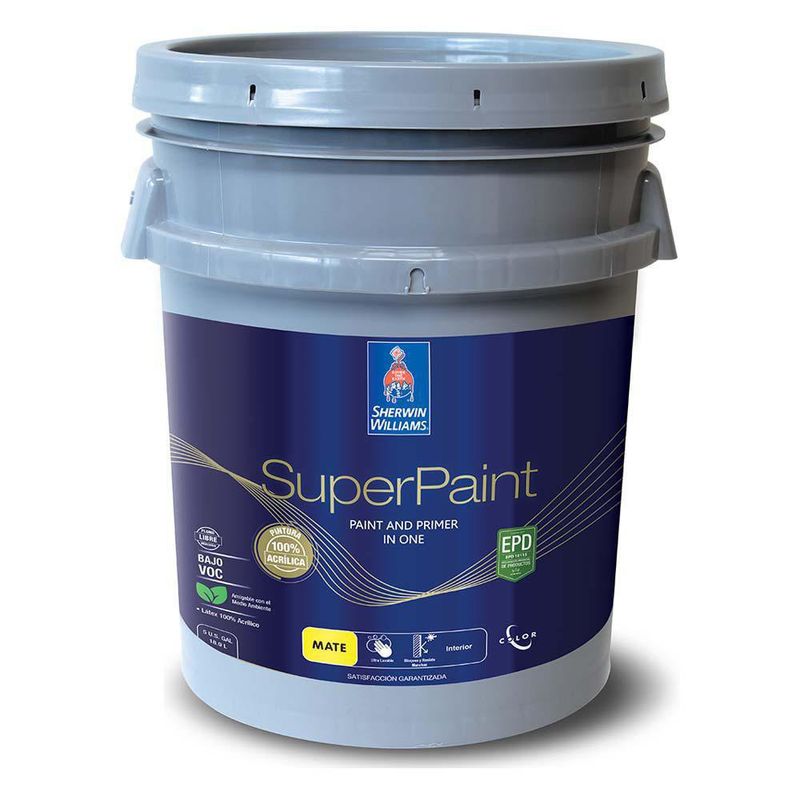 Superpaint Interior Mate Ultra Deep 5 Gal - Sherwin Williams