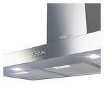 Campana De Pared Plateda 90 Cm - Whirlpool