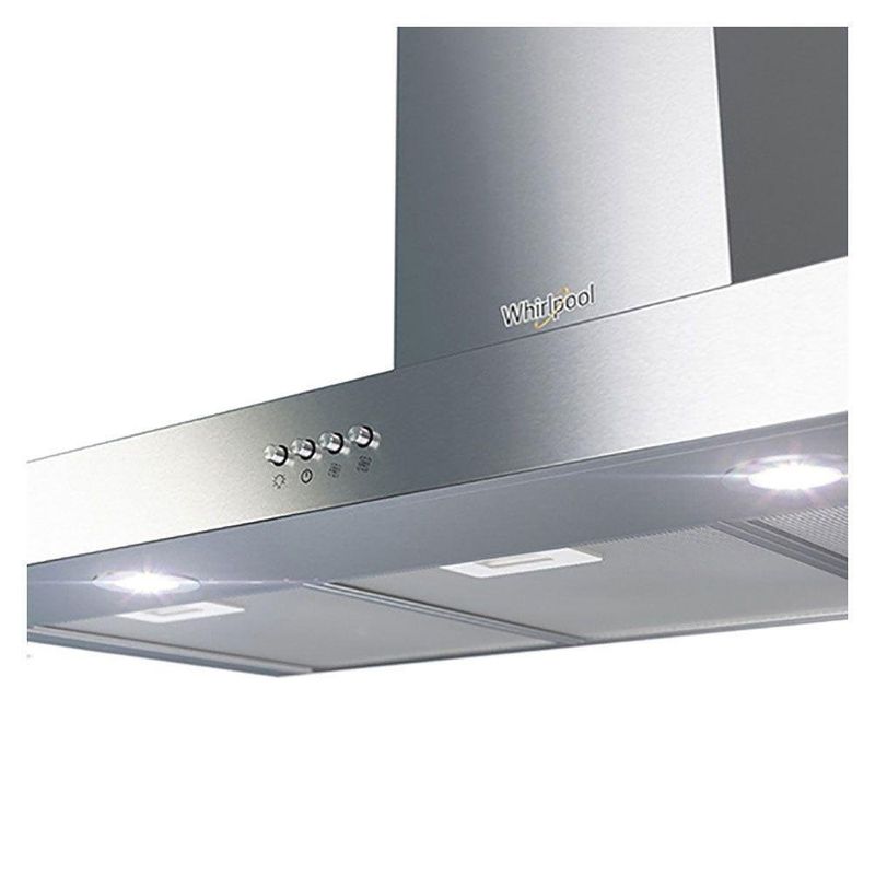 Campana De Pared Plateda 90 Cm - Whirlpool