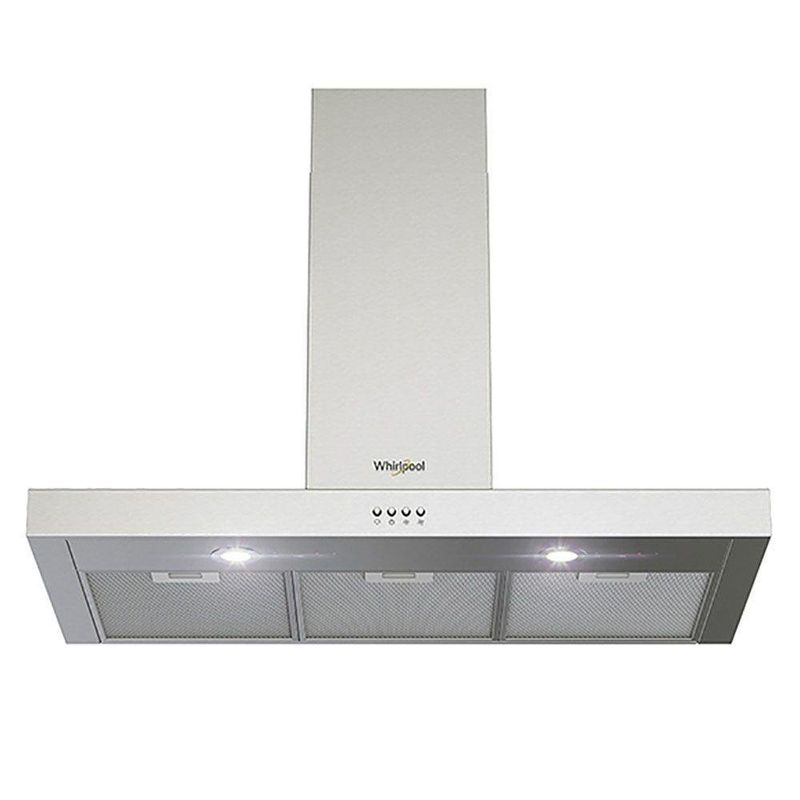 Campana De Pared Plateda 90 Cm - Whirlpool