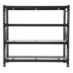 Estante Metálico 4 Niveles Capacidad 7040 lb Color Gris