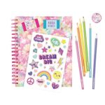 Kit-De-Arte-Colores-Pastel-Todo-En-Uno-Para-Dibujar-Y-Colorear