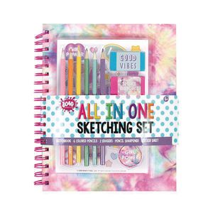 Set de Dibujo Todo en Uno Pastel