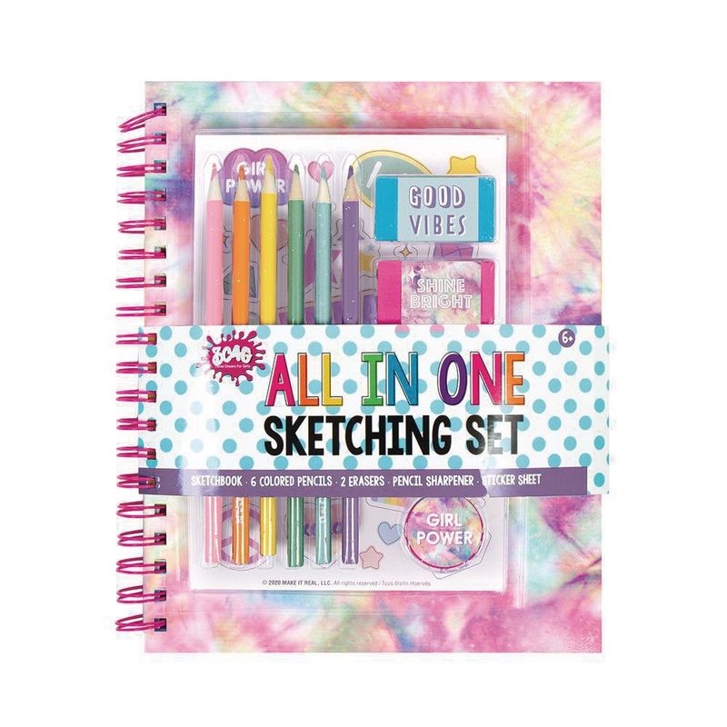 Kit-De-Arte-Colores-Pastel-Todo-En-Uno-Para-Dibujar-Y-Colorear