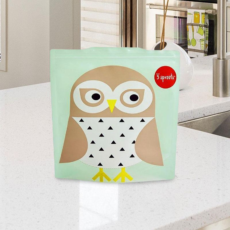 Sandwichera De Silicón Búho - 3 Sprouts