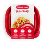 Set De 2 Contenedores Cuadrados De 7 Tazas - Rubbermaid
