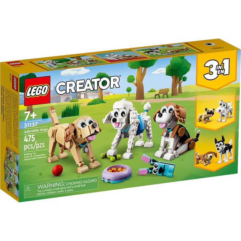 Creator 3 En 1 Adorable Dogs 31137 - Lego