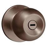 Chapa Tipo Pomo Bala Latón Antiguo para Baño