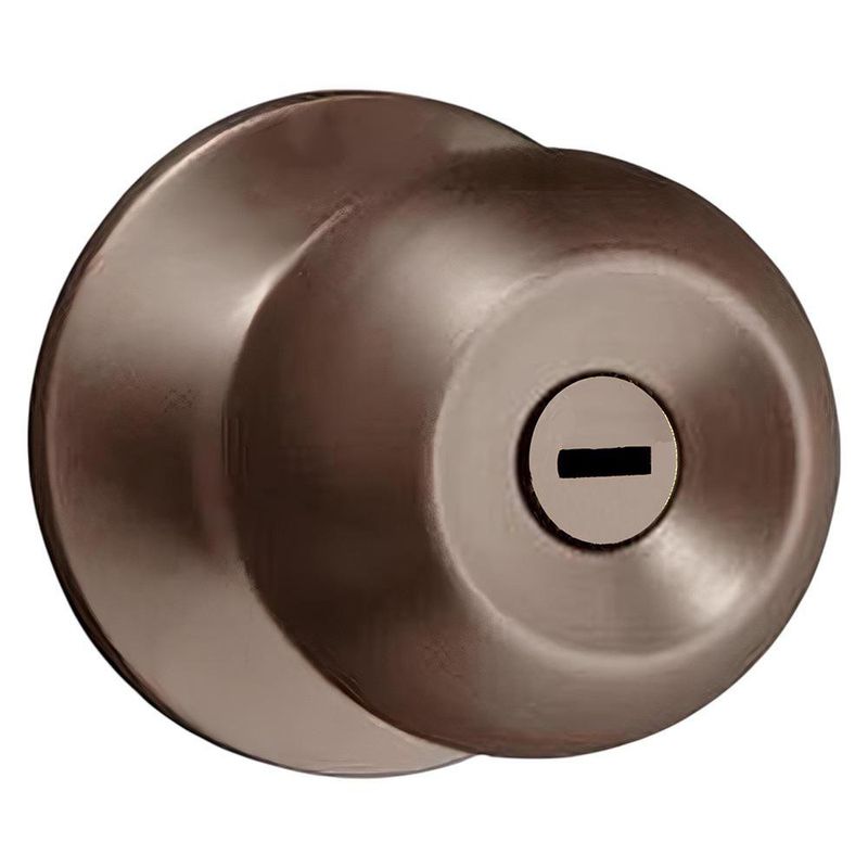 Chapa Tipo Pomo Bala Latón Antiguo para Baño