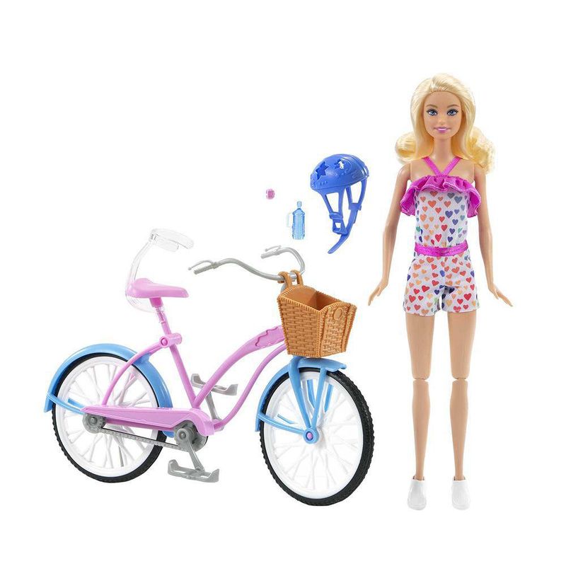 Muñeca De Paseo En Bicicleta - Barbie