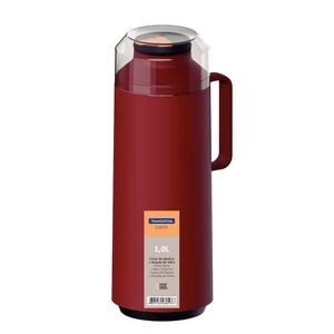 Termo de Acero Inoxidable Rojo 1 L