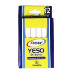 Yeso En Barra 12 Unidades Blanco - Tucan