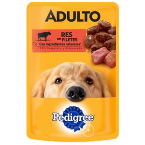 Alimento Húmedo para Perro Adulto Todas las Razas Filetes de Res en Salsa 100 Grs