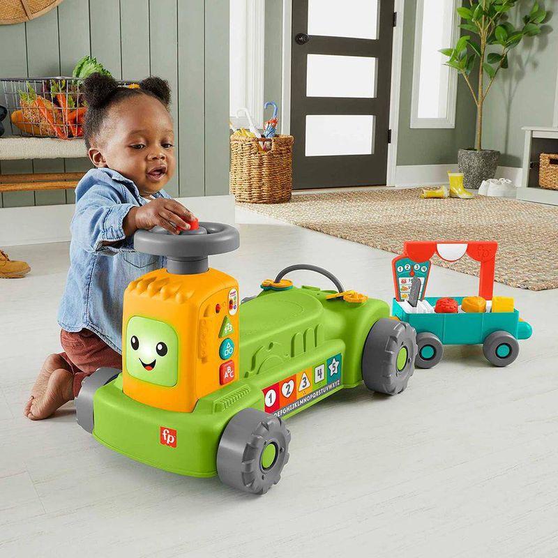 Tractor de Aprendizaje 4 en 1 Farm to Market - Fisher Price