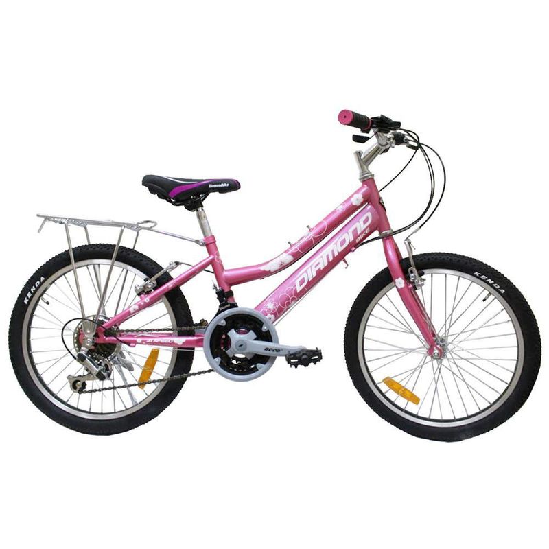 Bicicleta Mtb Rin 20 De 21 Velocidades Color Rosado - Diamond