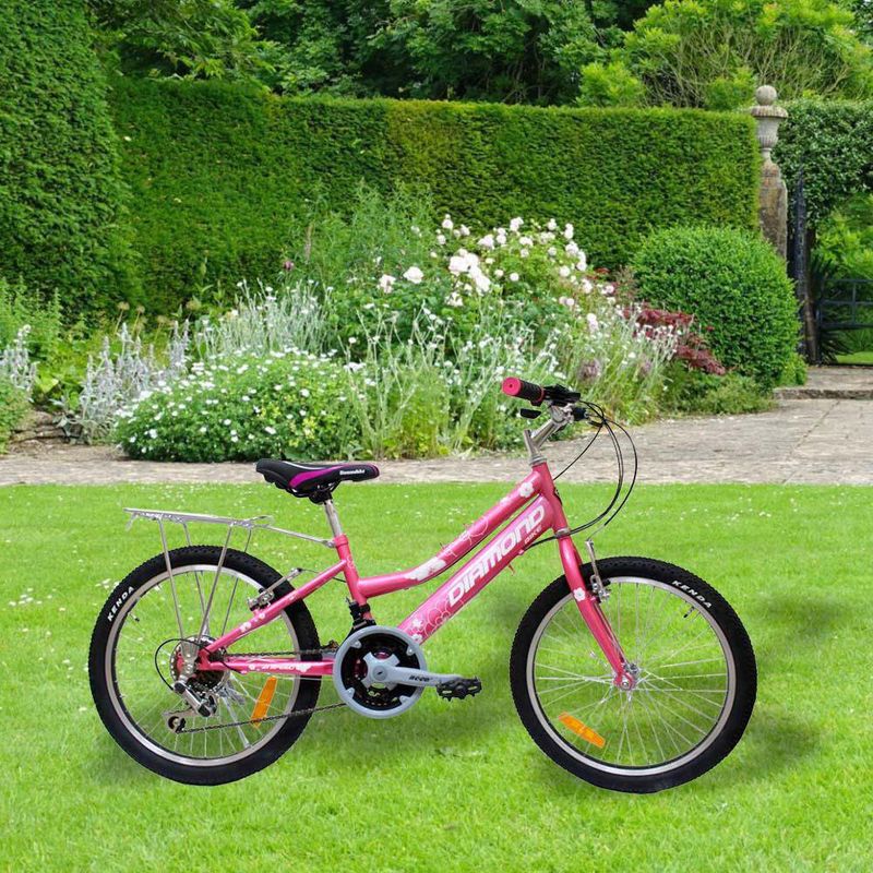 Bicicleta de Montaña Rin 20 de 21 Velocidades Rosada - Diamond