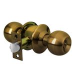 Cerradura Tipo Esfera Para De Latón Antiguo - Hermex