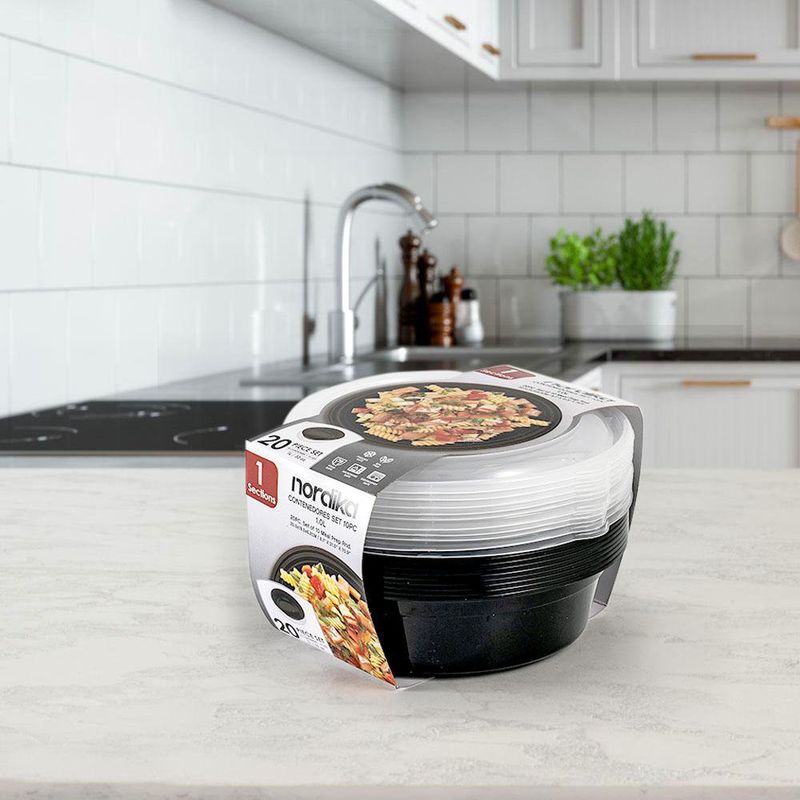 Set de Contenedores de 1 Litro 20 Pzas - Nordika