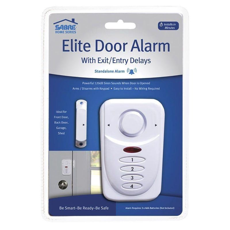Alarma Plastica Para Puerta, Blanca - Sabre
