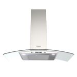 Campana De Pared Con Vidrio Curvo 35 Plg - Whirlpool