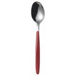 Cuchara Fusión De Acero Inoxidable Roja Y Plateado - Guzzini