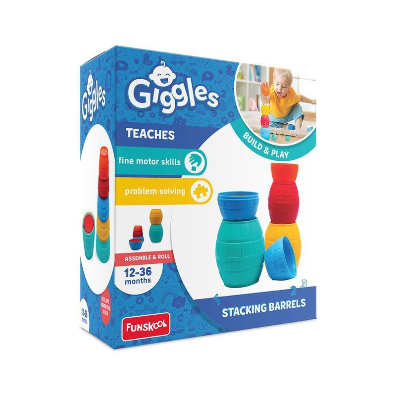 Caja De Barriles Para Apilar - Funskook