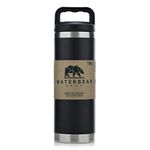 Termo Acero Inoxidable Negro 18 Oz.