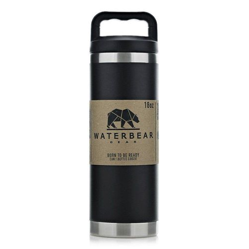 Termo Acero Inoxidable Negro 18 Oz
