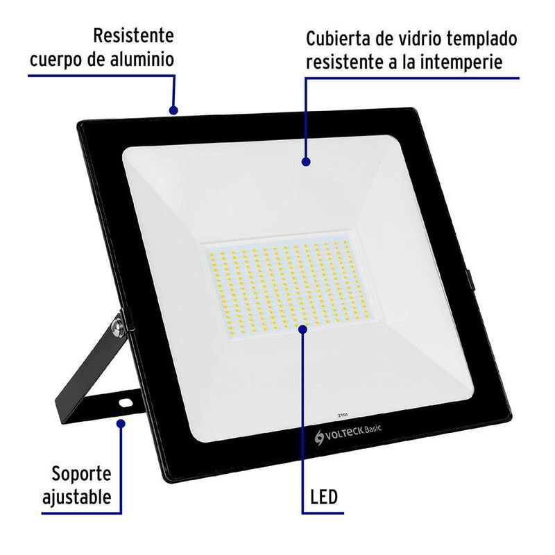Reflector Ultra Delgado LED Luz Cálida 150 W – Volteck