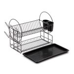 Set Escurridor De Platos Negro - Viva