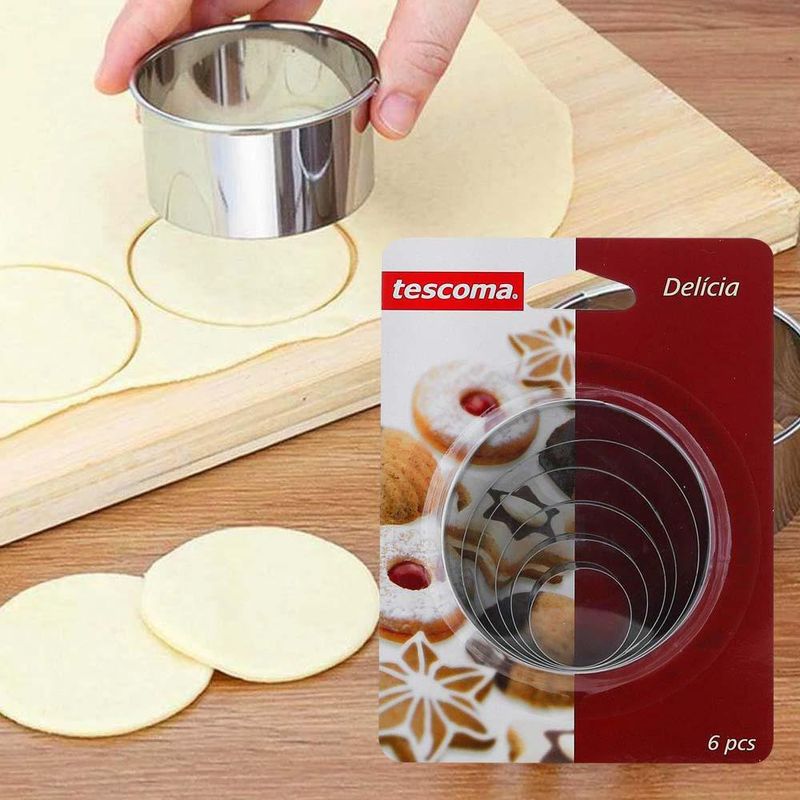 Cortador Galletas Redondos 6 Piezas - Tescoma