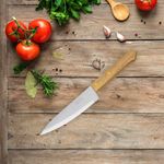 Cuchillo De Chef Mango De Madera 6 Plg - Pretul