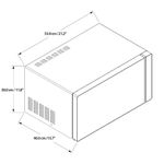 Microondas Silver 900 W 1.1 Pies - Whirlpool