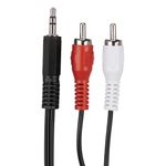 Cable Estéreo Plug de 3.5 Mm a 2 Rca Macho de 2 M - Ace Label