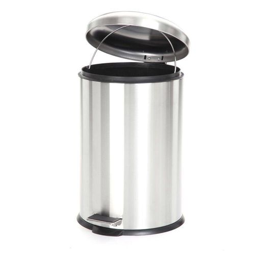 Basurero Cilíndrico de Acero Inoxidable 20 L